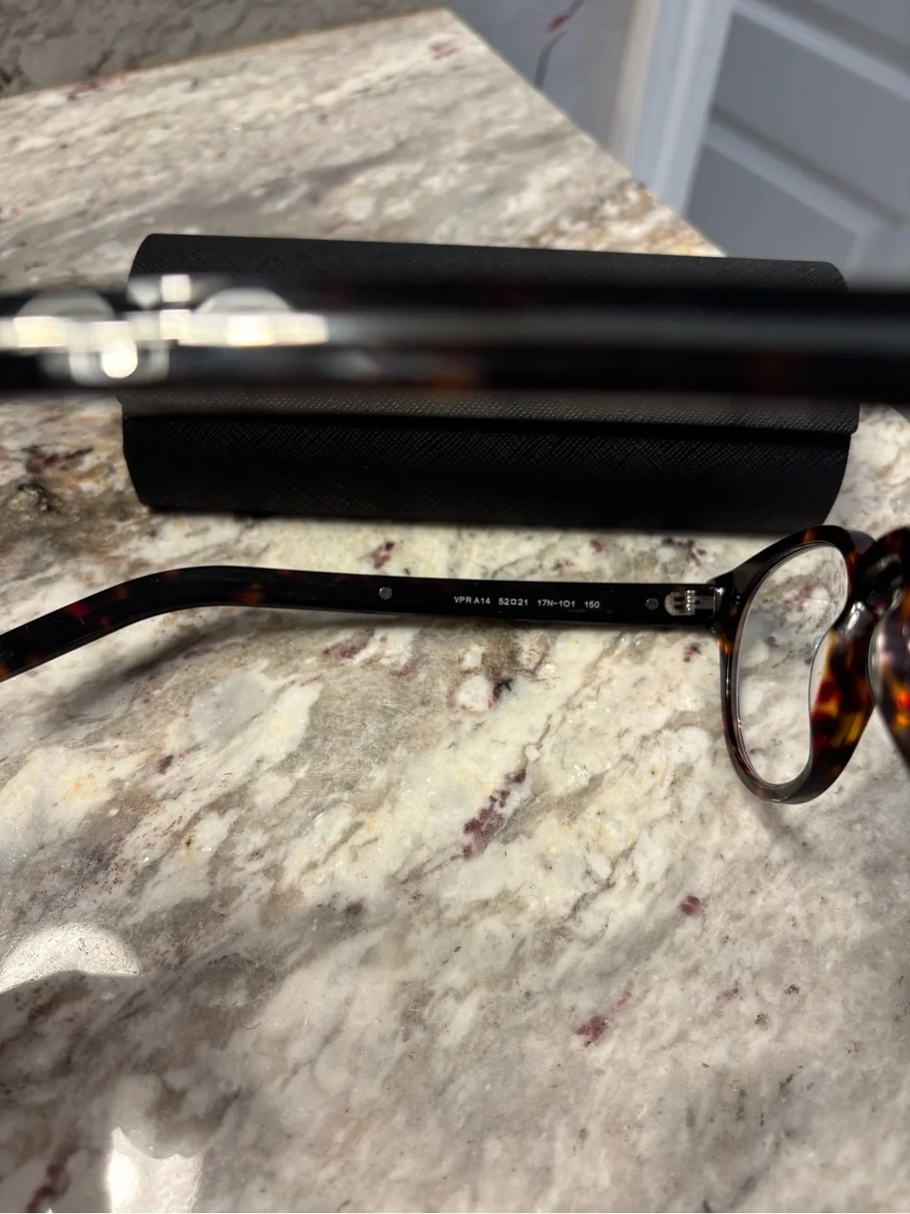 Prada Brown Tortoiseshell Round Optical Frames